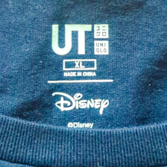 Uniqlo Disney Mickey Graphic 100% Cotton Short-sleeve T-shirt - Picture 2 of 6